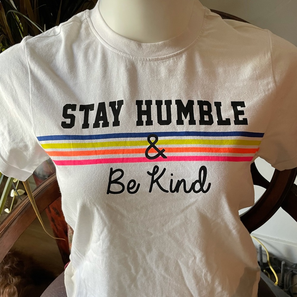 T-Shirt Ladies M New Stay Humble
